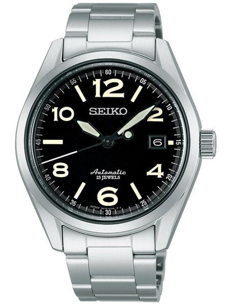 Seiko Black Dial Automatic Dress Watch with 40.3mm Case, and Sapphire Crystal  #SARG009
