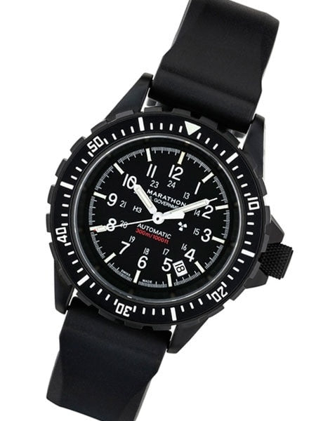 Marathon GSAR Anthracite Automatic Military Divers Watch #WW194006BK