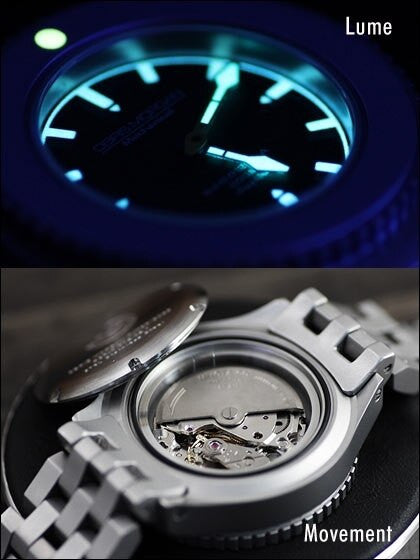 Obris Morgan Nevon Automatic Blue Dial Dive Watch with Robust Bracelet #NEVON-BTNO