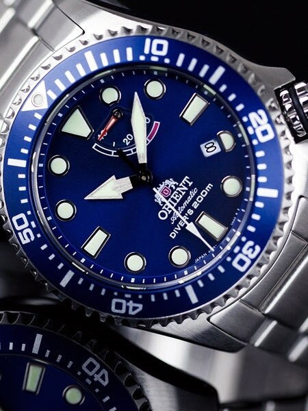 Orient Neptune Dive Watch with Power Reserve and AR Sapphire Crystal #RA-EL0002L00A