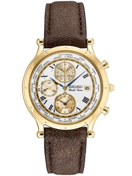 Seiko Age of Discovery, Limited Edition World Time Alarm Watch #SPL060