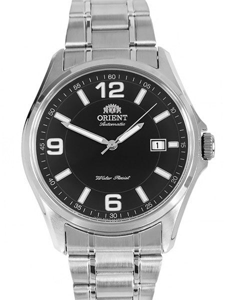 Orient 42mm Sentinel Automatic Watch with Black Dial and Stainless Steel Bracelet #ER2D007B
