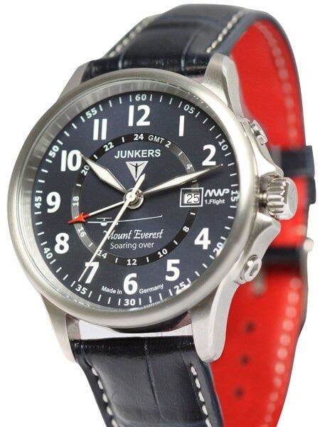 Junkers 150 Mountain Wave Project series 40mm Quartz GMT Watch