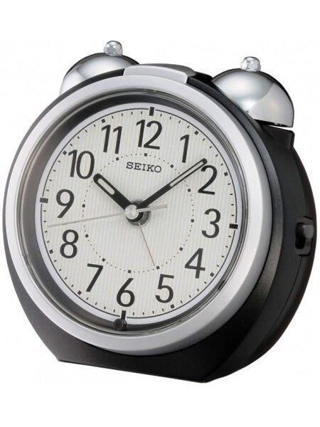 Seiko Alarm Clock with Loud Bell and Quiet-Sweep Second Hand #QXK118KLH