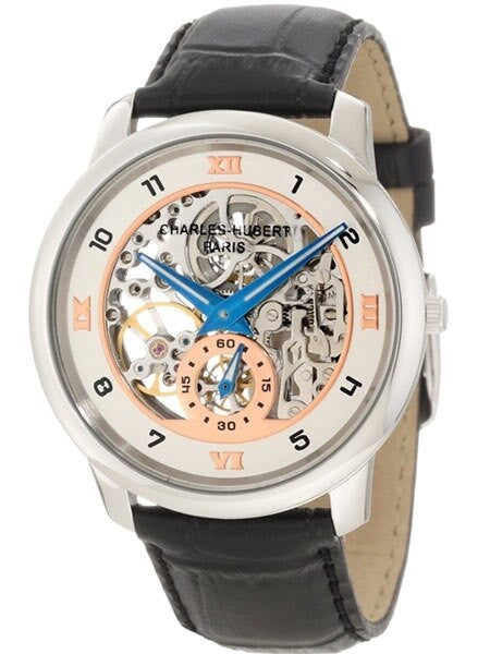 Charles Hubert Premium Collection Skeleton Mechanical Hand Wind Watch #3933