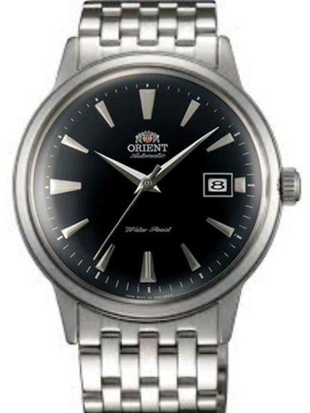 Orient Automatic Dress Watch with Black Dial, Stainless Steel Bracelet #ER24007B