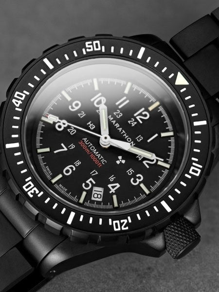 Marathon GSAR Anthracite Automatic Military Divers Watch #WW194006BKBRACE-NGM