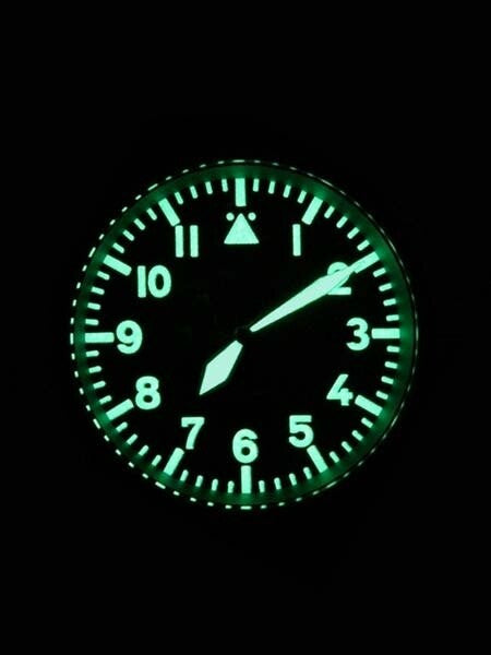 Aristo 5H68TI Titanium Case Swiss Automatic Movement Aviator Watch