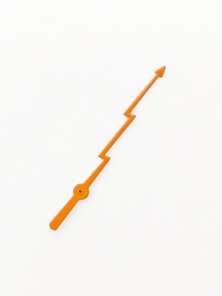 Orange Lightning Bolt Seconds Hand For Seiko Seiko SKX007, SKX009, SKX011, SKX173, SNZF17 (series) and SNZH55 (series) watches #H06