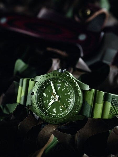 Traser Soldier Military Camouflage Watch with Green Tritium Illumination and Sapphire Crystal #106631