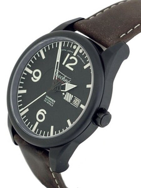Techne Automatic 41mm Harrier Aviator Watch with Anti-Reflective Sapphire Crystal  #363.161