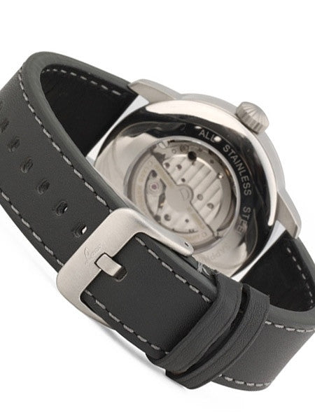 Laco Classic Black Automatic Watch with 42mm Case and Sapphire Crystal #861610