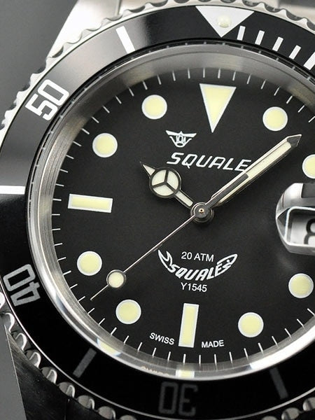 Squale 200 meter Maxi Swiss Automatic Dive watch with Sapphire Crystal #1545-M