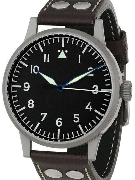 Laco Westerland 45MM Type A Dial Swiss Mechanical Pilot Watch with Sapphire Crystal #861750