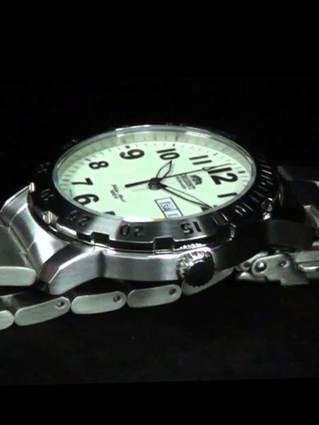 Orient 21-Jewel Automatic Aviator Watch with Luminous Dial #EM7A002R