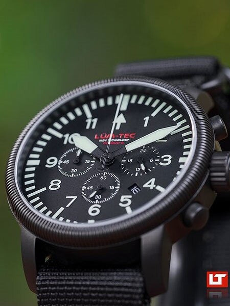 Lum-Tec Combat 42 Chronograph Watch with Double Curved Sapphire Crystal #Combat B42