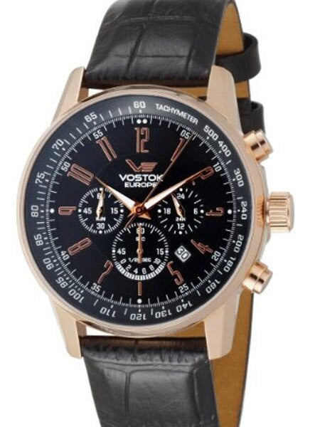 Vostok-Europe Gaz-Limo Quartz Chronograph with 24-Hour Sub-Dial 5619133
