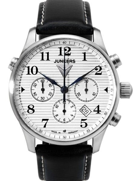 Junkers Iron Annie Valjoux 7753 Automatic Chronograph Watch with Sapphire Crystal #6618-1