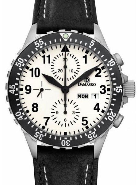 Damasko Swiss Valjoux 7750 Chronograph with Lume Dial and 60 Minute Dive Bezel #DC67