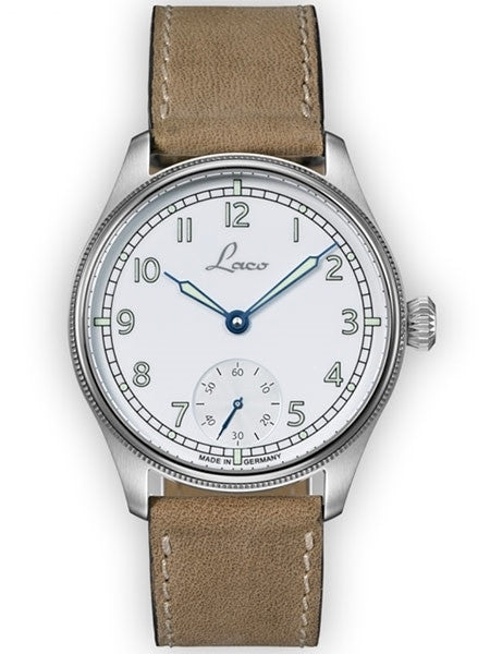 Laco Cuxhaven Manual Winding Navy Watch with AR Sapphire Crystal #862104