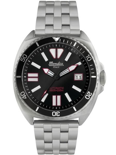 Mondia 200 Meter Automatic Dive Watch with Black Dial #MI788SS-BK-01BK-BM