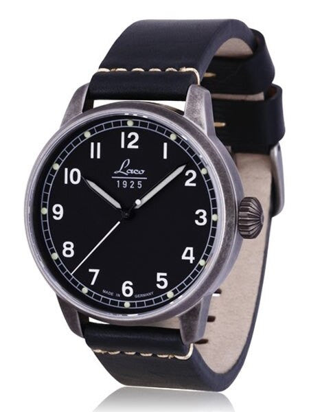 Laco New Vintage Look Laco 21 Automatic Watch with Aged Patina Case #861783