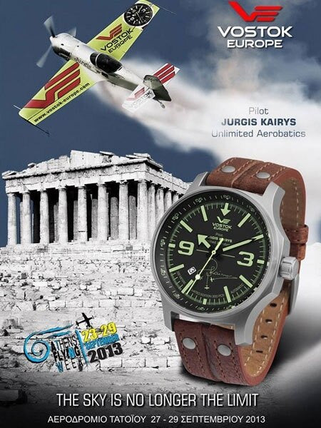Vostok-Europe Jurgis Kairys SPECIAL EDITION Automatic Pilot Watch with SuperLuminova #5955334