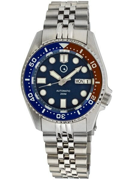 Scratch and Dent - Islander 38mm Automatic Dive Watch with AR Sapphire Crystal, and Luminous Bezel Insert #ISL-06