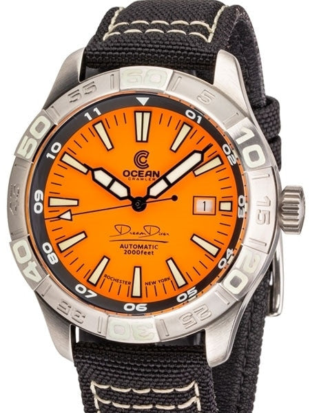 Ocean Crawler Dream Diver Swiss Automatic Watch with Domed AR Sapphire Crystal #CD-722
