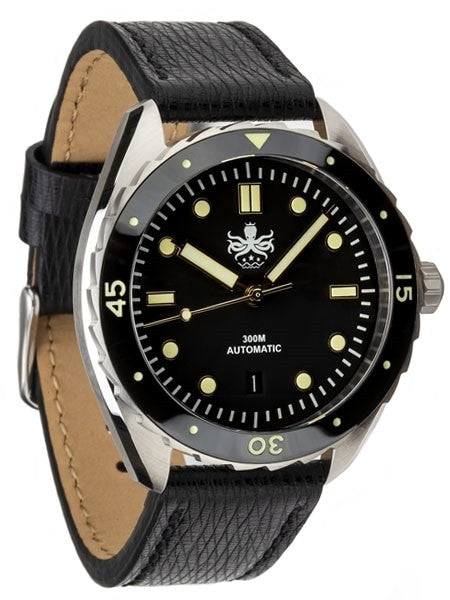 PHOIBOS Eagle Ray 300-Meter Automatic Dive Watch with Double Dome AR Sapphire Crystal #PY017C