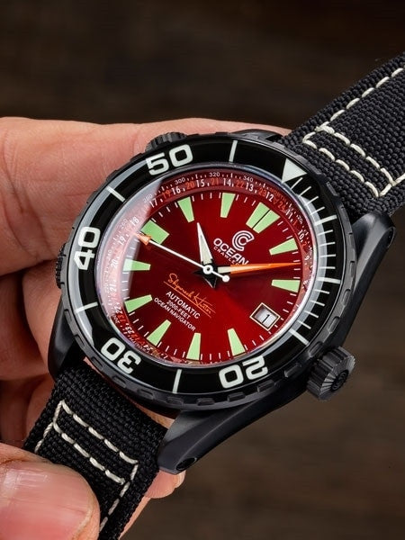 Ocean Crawler Ocean Navigator Swiss Automatic with Titanium Case,  AR Sapphire Crystal #CD-420