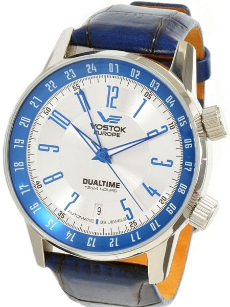 Vostok-Europe Men's Gaz-Limo Automatic, Dual Time Watch #5601057
