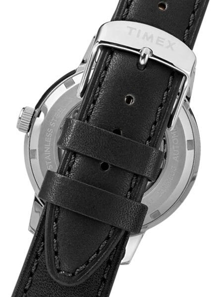 Timex 40mm Marlin 21-Jewel Automatic Watch with Silver Snoopy Dial #TW2U71200ZV