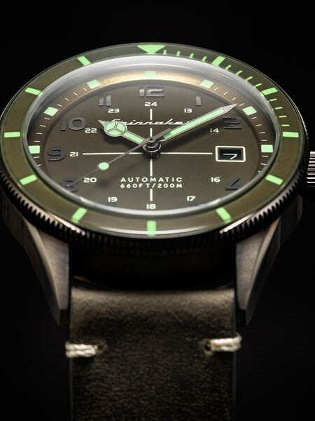 Spinnaker 43mm Cahill Automatic Dive Watch with Sapphire Crystal, Luminous Bezel #SP-5064-02