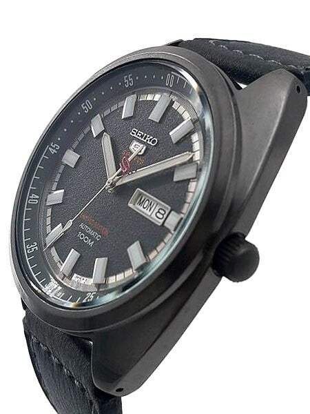 Seiko Limited Edition Sports 5 Automatic 24-Jewel Watch with a 44mm Turtle-Style Case #SRPB73K1