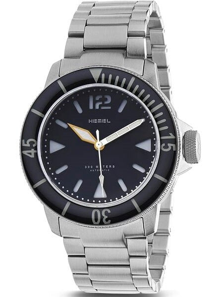 HEMEL 300-Meter Automatic Dive Watch with Luminous Bezel and AR Sapphire Crystal #HD1-01