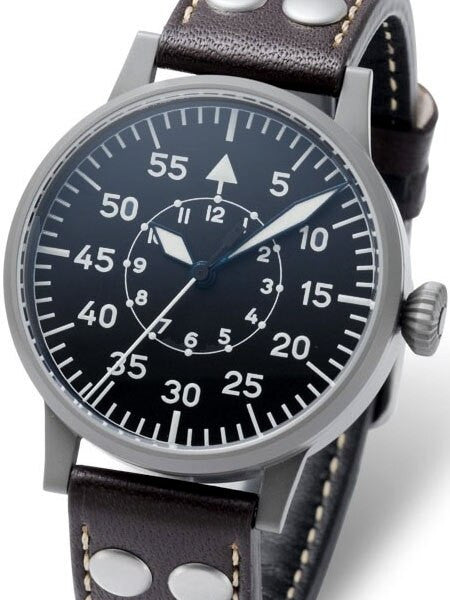 Scratch and Dent - Laco Friedrichshafen Type B Dial Swiss Automatic Pilot Watch with Sapphire Crystal #861753