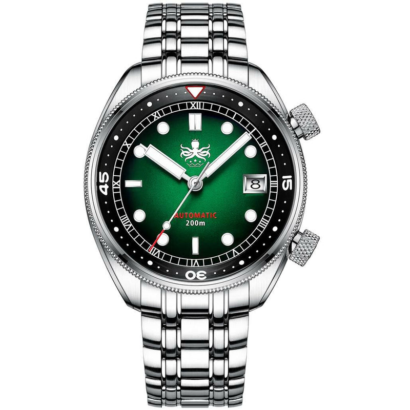 PHOIBOS Eagle Ray 200-Meter Automatic Dive Watch with Double Dome AR Sapphire Crystal #PY029A