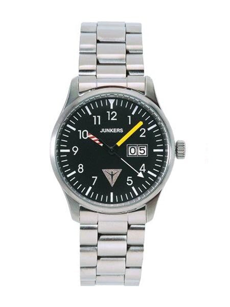 Junkers JU-52 Big Date Watch with Aviator Instrument Style Hands #6262M-2