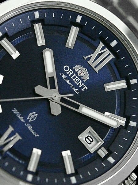 Orient 41mm Sentry Automatic Watch with Sunburst Blue Dial and Sapphire Crystal #ER2G002D