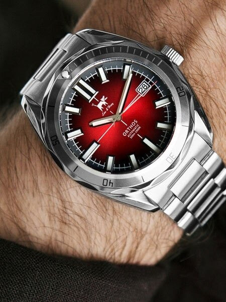 Lew and Huey Orthos Automatic Dive Watch with 42mm SS Case #Orthos-RG