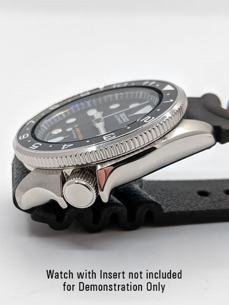 Polished Stainless Steel (Coin Edge) Bezel for Seiko SKX007, SKX009, SKX173, 175, 011, A35 #B01-P