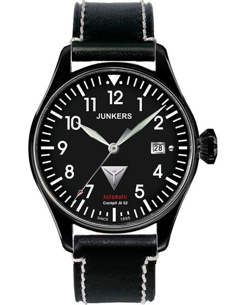 Junkers Cockpit JU52 Series 21-Jewel Automatic Watch #6152-2