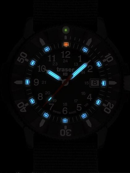 Traser Code Blue Watch P6508.400.37.01 with Striking Blue Illumination