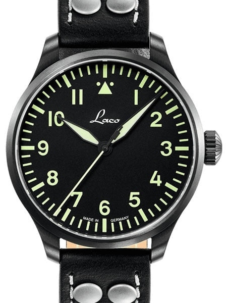 Laco 39mm Altenburg Type A Dial Automatic Pilot Watch with Sapphire Crystal #861991