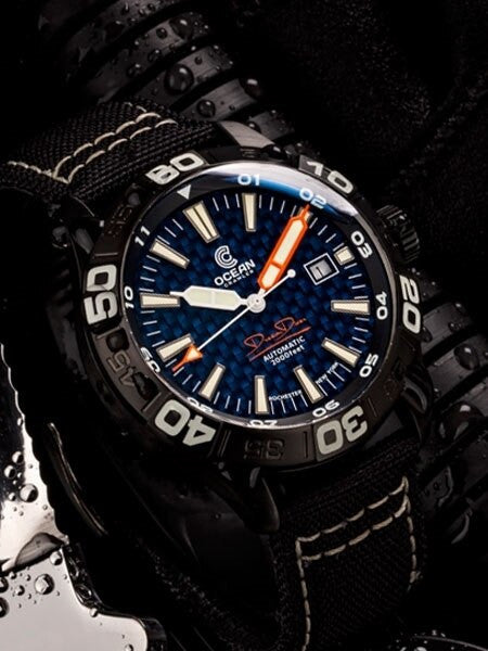 Ocean Crawler Dream Diver Swiss Automatic Watch with Domed AR Sapphire Crystal #CD-721