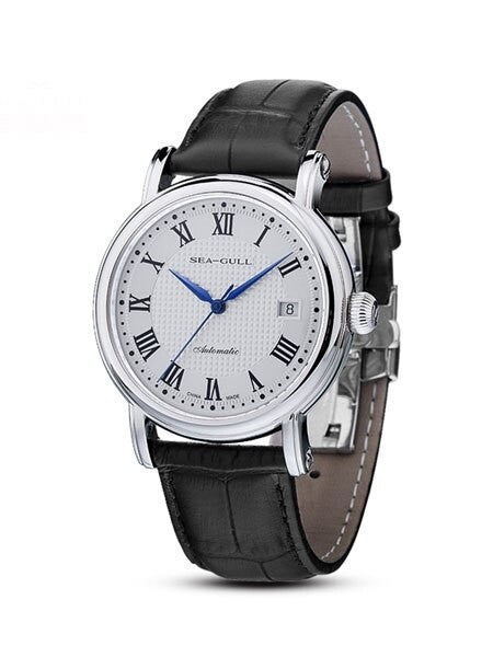 Sea-Gull 39mm Classic Automatic Dress Watch with Sapphire Crystal #819.368