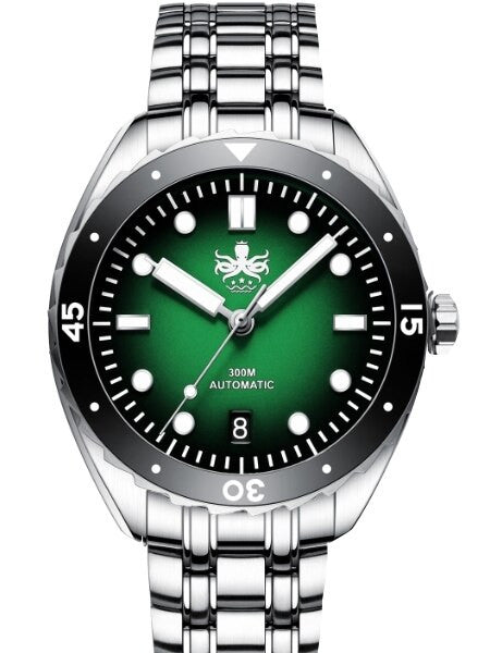 PHOIBOS Eagle Ray 300-Meter Automatic Dive Watch with Double Dome AR Sapphire Crystal #PY025A