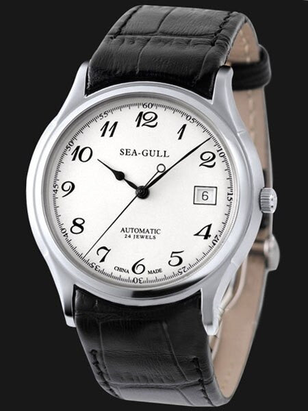 Sea-Gull 38mm Automatic Slim Dress Watch with Sapphire Crystal #819.332