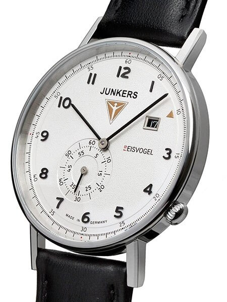 Junkers Eisvogel F13 Swiss Quartz Dress Watch with Small Seconds, Date  #6730-1